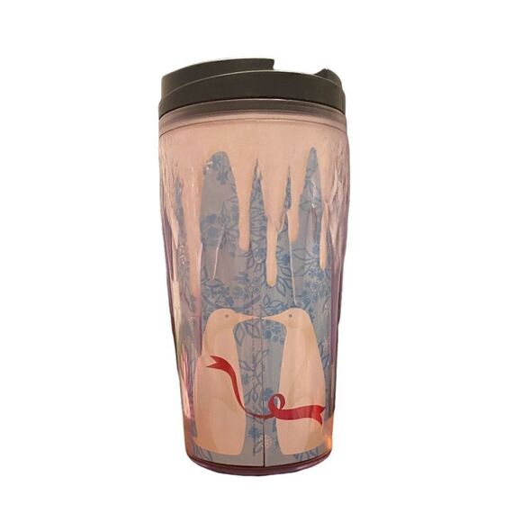 RARE Vintage 2002 Starbucks 12 oz Christmas Penguin Travel Mug - Picture 3 of 8